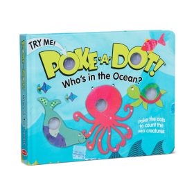 Melissa & Doug Poke-a-Dot: Who??s in the Ocean? Board Book