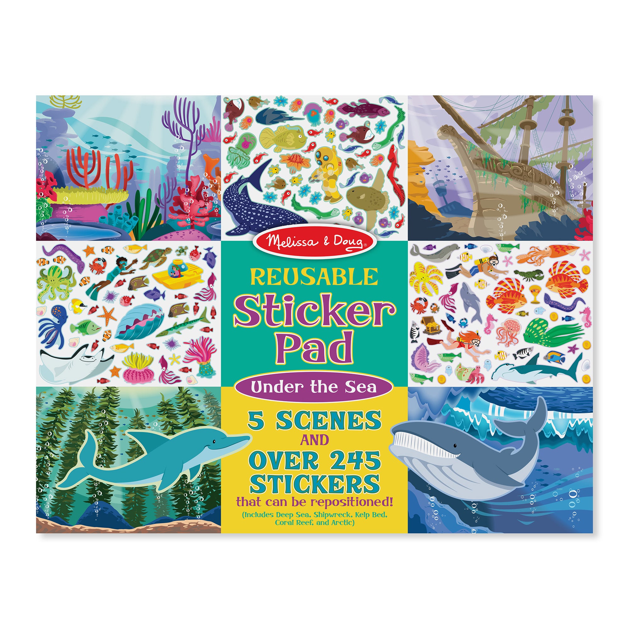 Melissa & Doug Reusable Sticker Pad - Under the Sea - Image 10