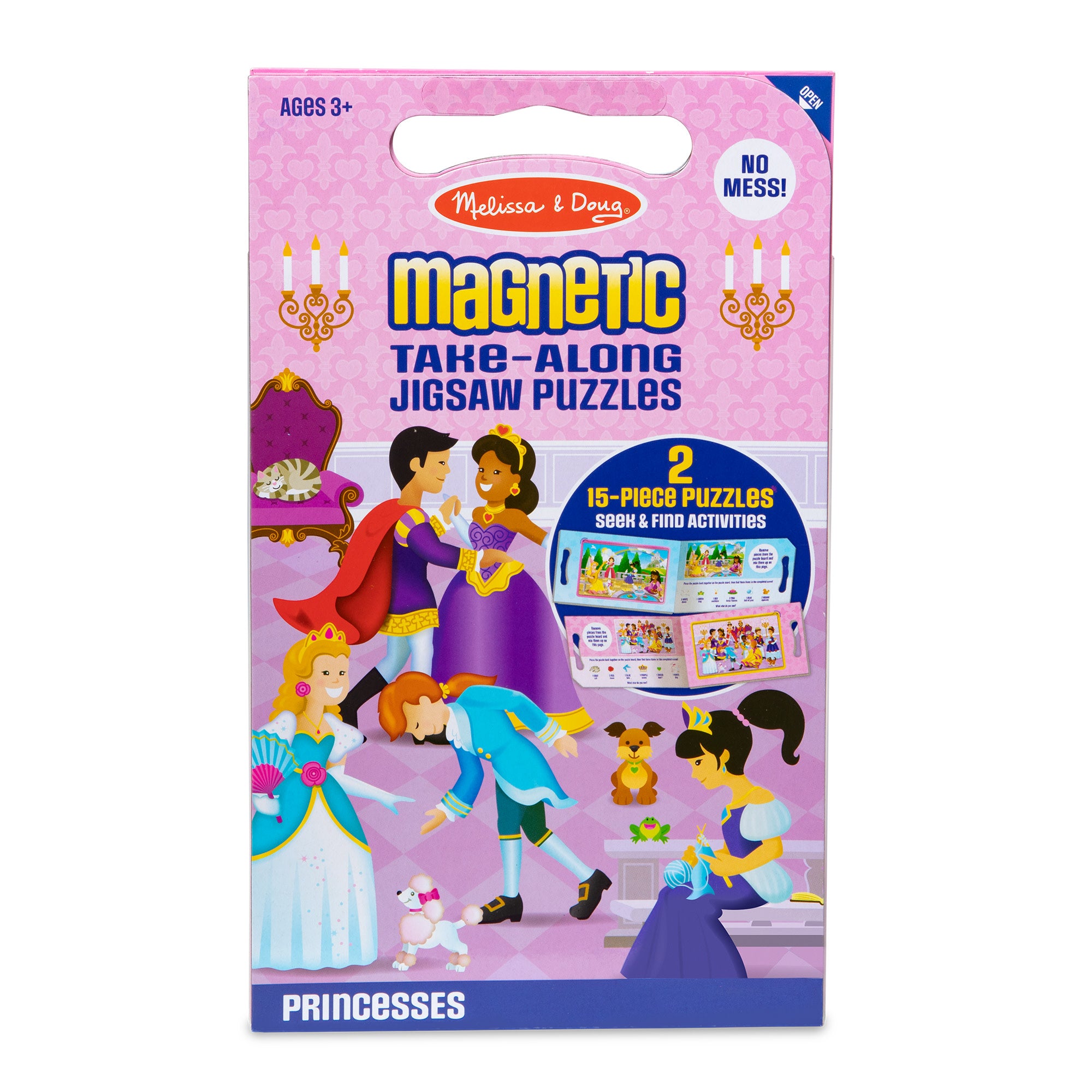 Melissa & Doug Take-Along Magnetic Jigsaw Puzzles ?C Princesses