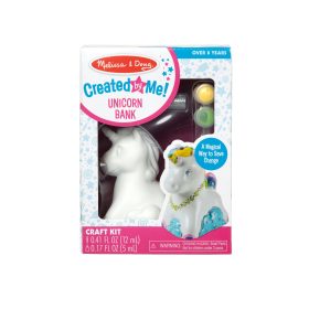 Melissa & Doug Created by Me! Unicorn Bank Craft Kit
