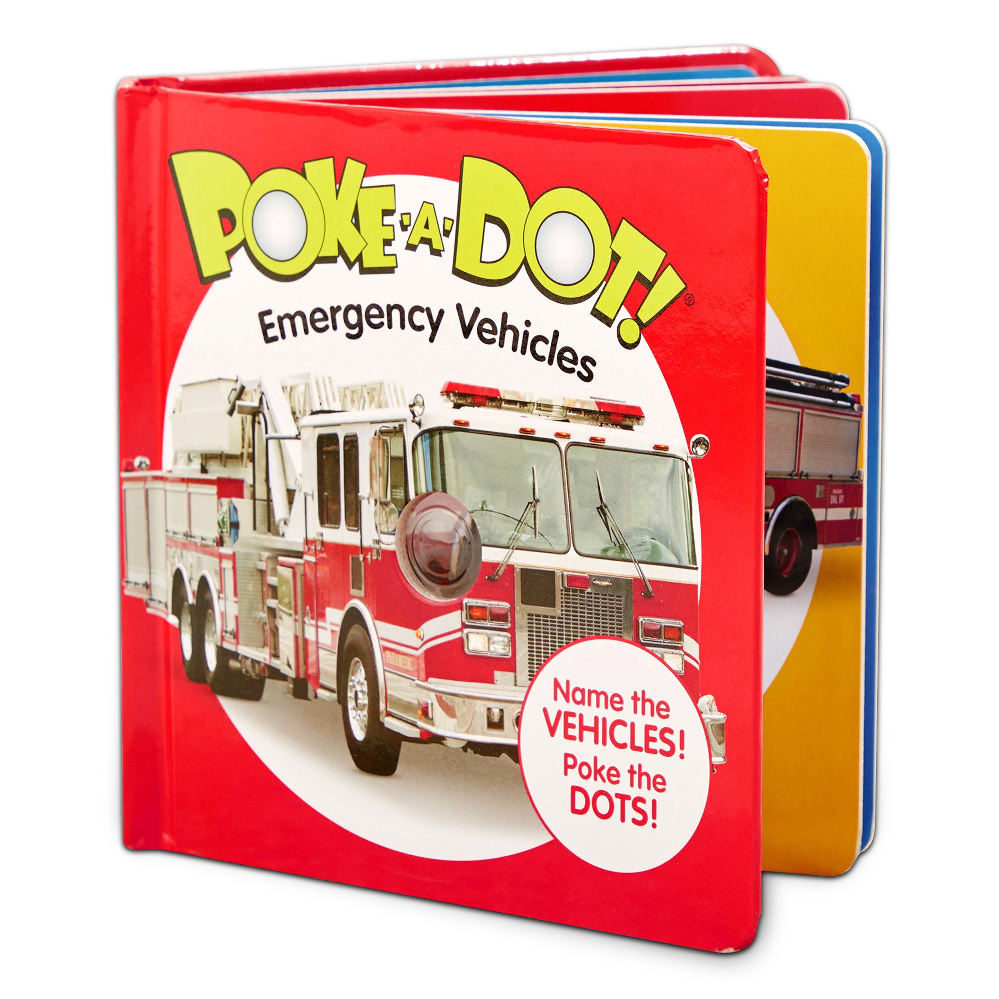 Melissa & Doug Poke-a-Dot: Emergency Vehicles Board Book
