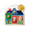 Melissa & Doug First Shapes Jumbo Peg Puzzle - 5 Pieces