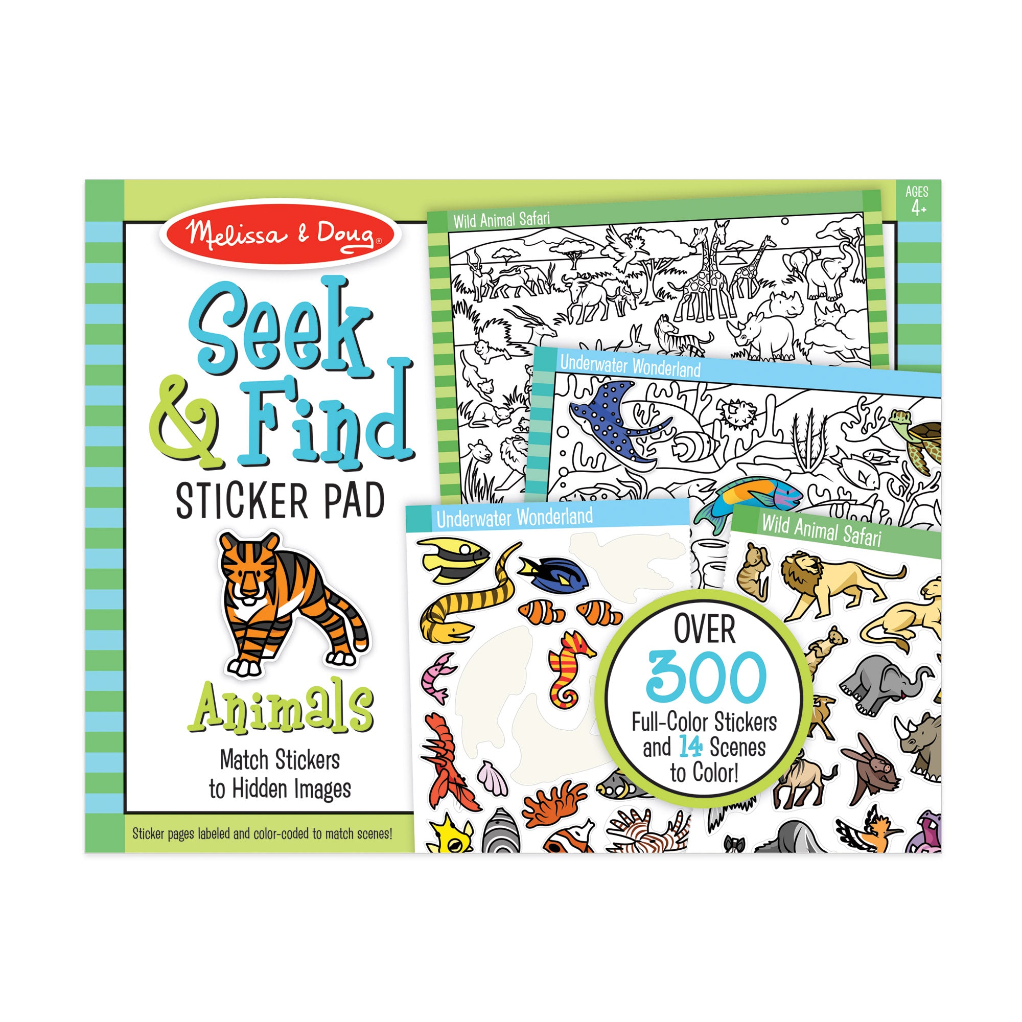 Melissa & Doug Seek & Find Sticker Pad ?C Animals