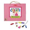 Melissa & Doug Natural Play: Play, Draw, Create Reusable Drawing & Magnet Kit ?C Princesses