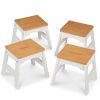 Melissa & Doug Wooden Stools ?C Set of 4