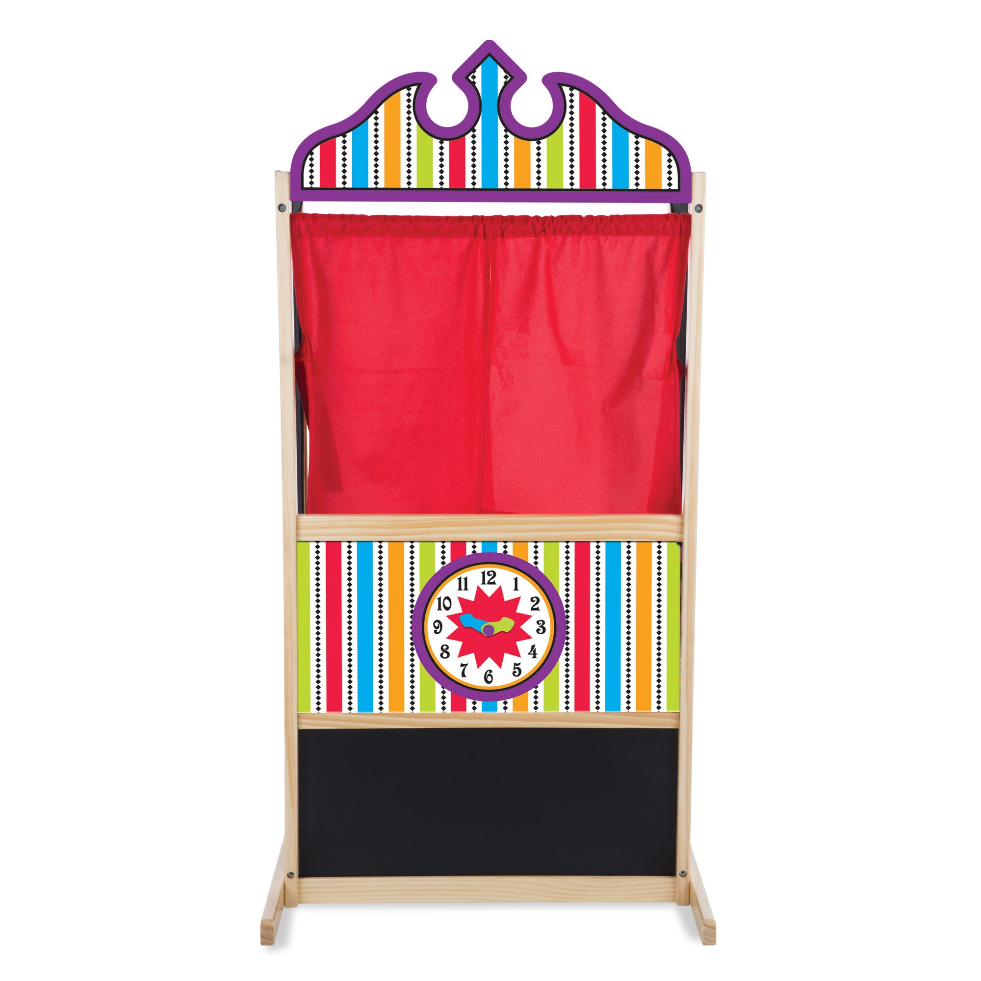 Melissa & Doug Wooden Deluxe Puppet Theater