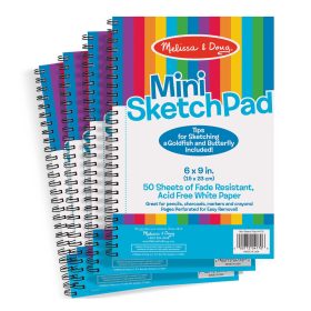 Melissa & Doug Mini Sketch Pad 4-Pack