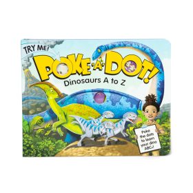 Melissa & Doug Poke-a-Dot: Dinosaurs A to Z Board Book
