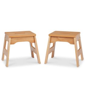 Melissa & Doug Wooden Stools ?C Set of 2