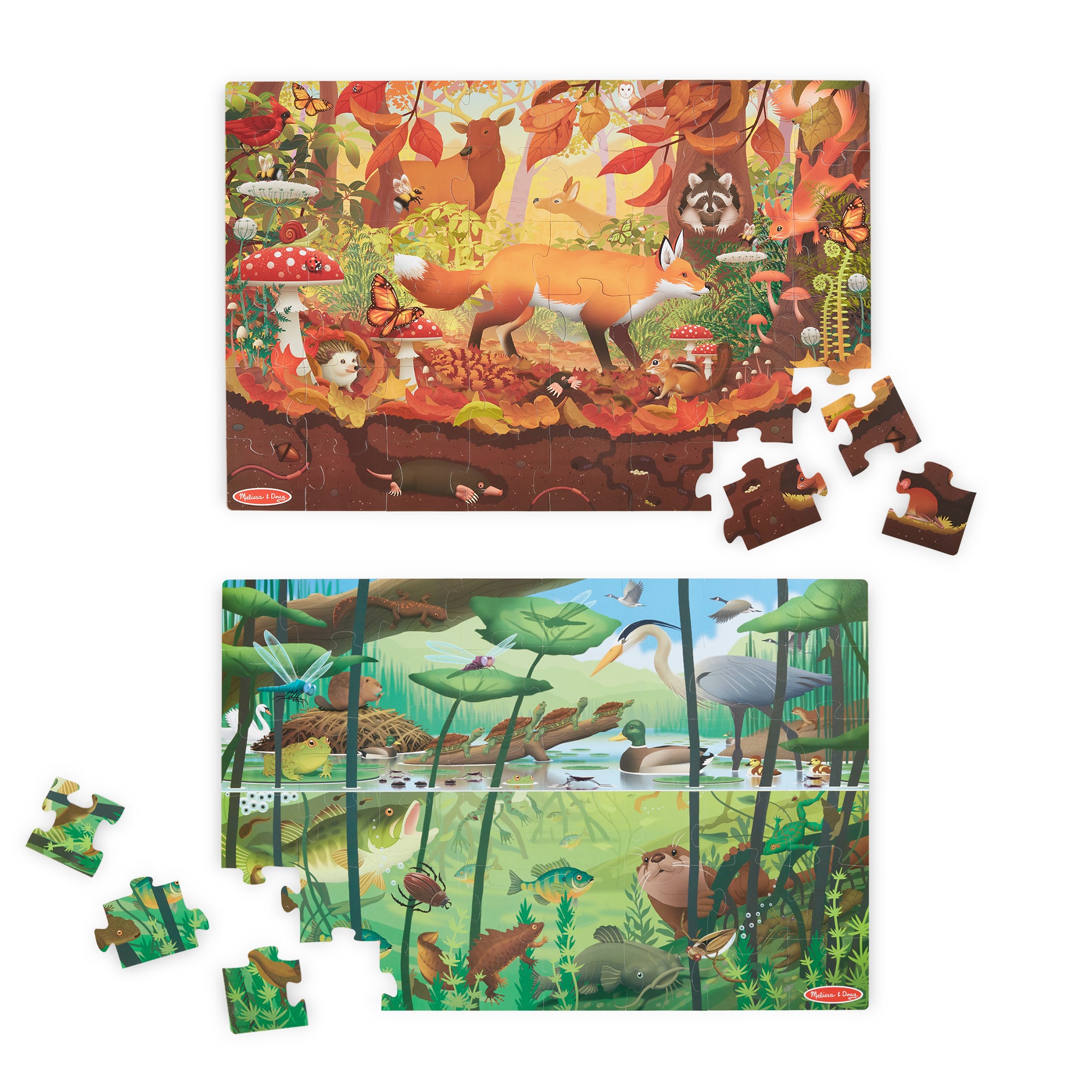 Melissa & Doug Let's Explore Double-Sided Seek & Find Puzzle - Image 10