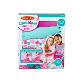 Melissa & Doug Created by Me!? Heart Fleece Blanket No-Sew Craft Kit