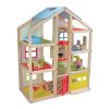 Melissa & Doug Wooden Hi-Rise Dollhouse