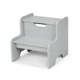 Melissa & Doug Wooden Step Stool ?C Gray