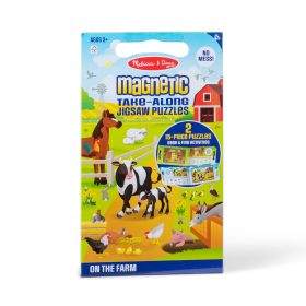 Melissa & Doug Take-Along Magnetic Jigsaw Puzzles ?C On the Farm