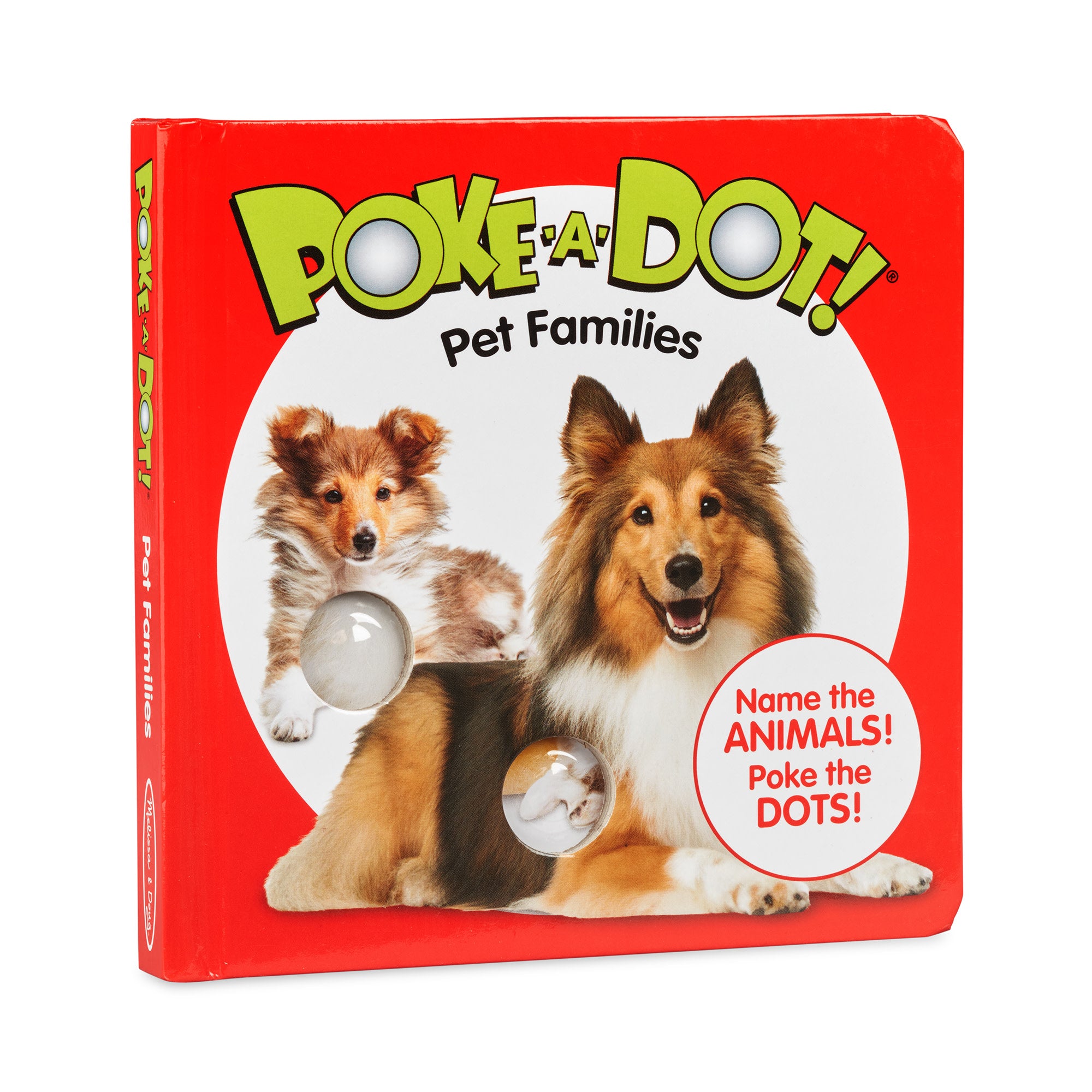 Melissa & Doug Poke-a-Dot: Pet Families Board Book