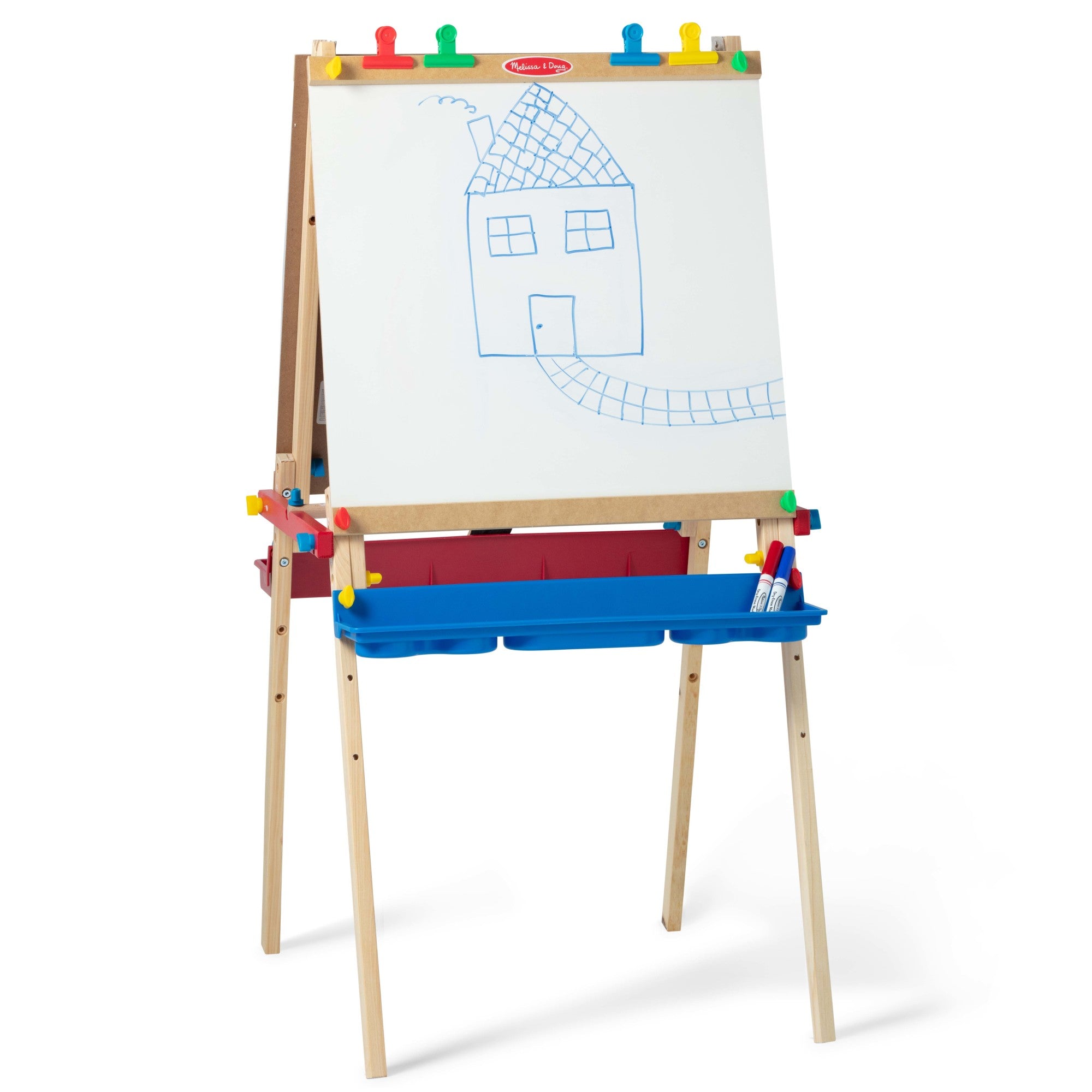 Melissa & Doug Deluxe Wooden Standing Art Easel - Image 8