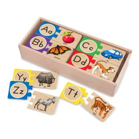 Melissa & Doug Self-Correcting Letter Puzzles