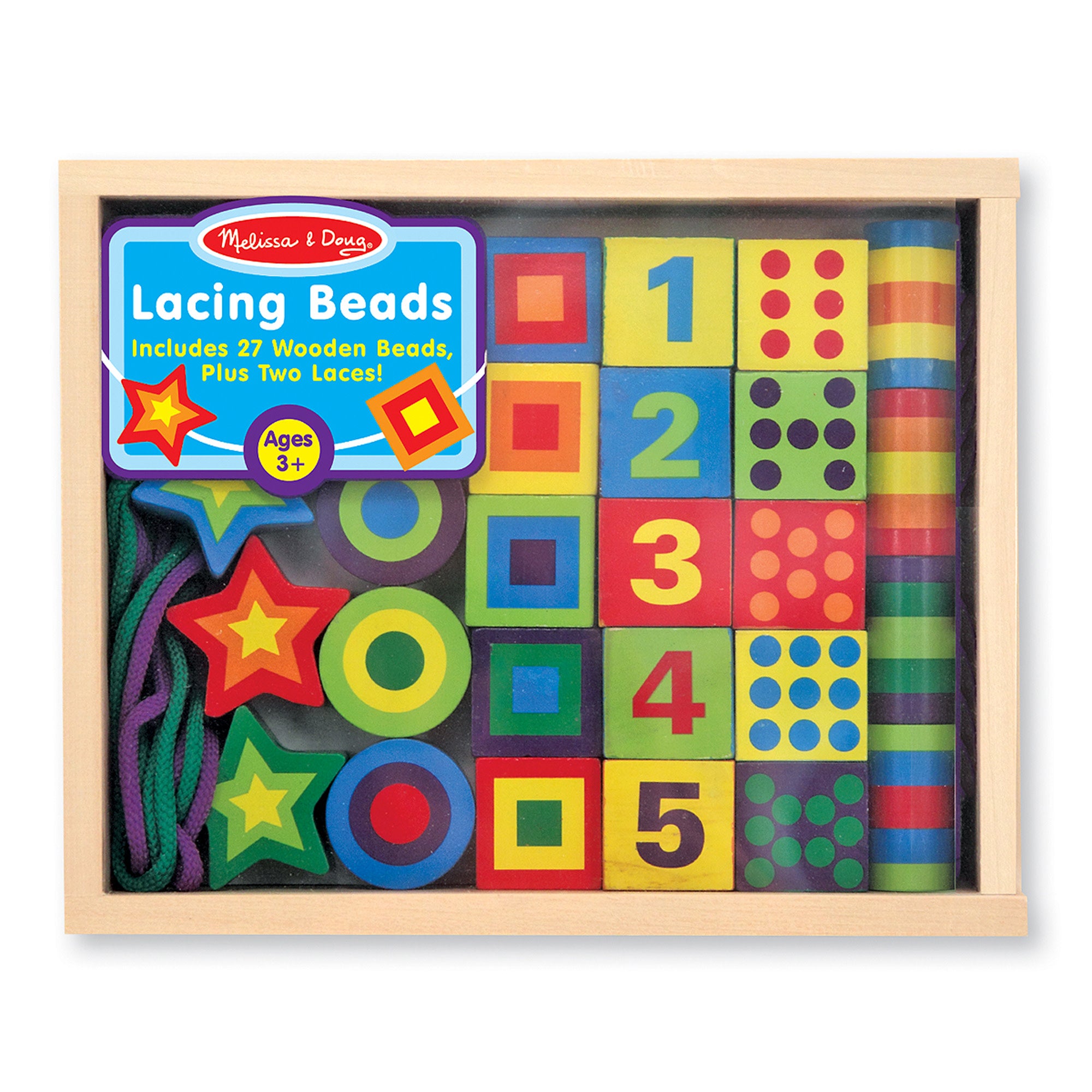 Melissa & Doug Lacing Beads