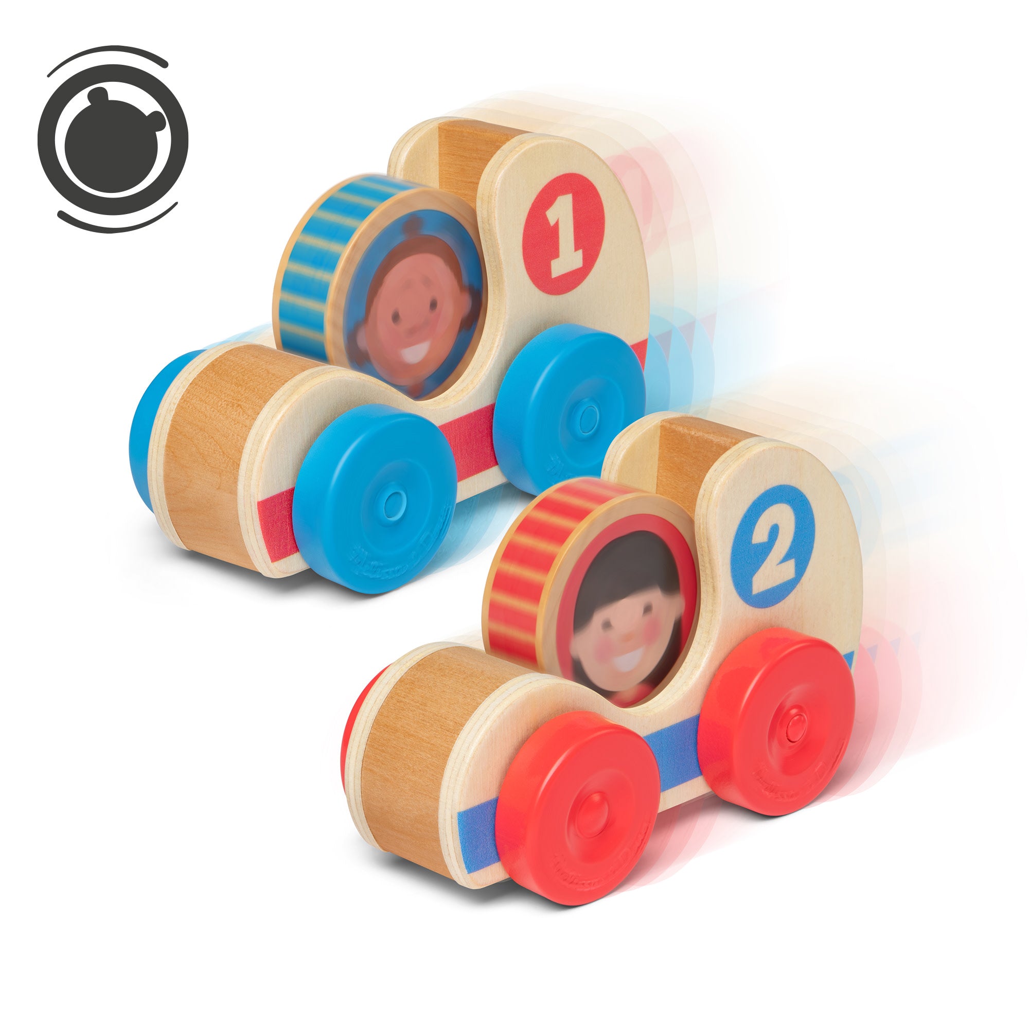 Melissa & Doug GO Tots Wooden Race Cars - Image 9