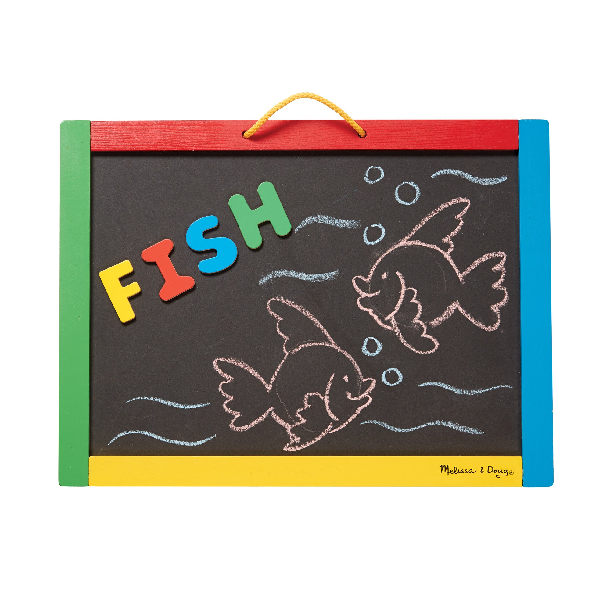 Melissa & Doug Magnetic Chalkboard & Dry-Erase Board (Uppercase) - Image 8