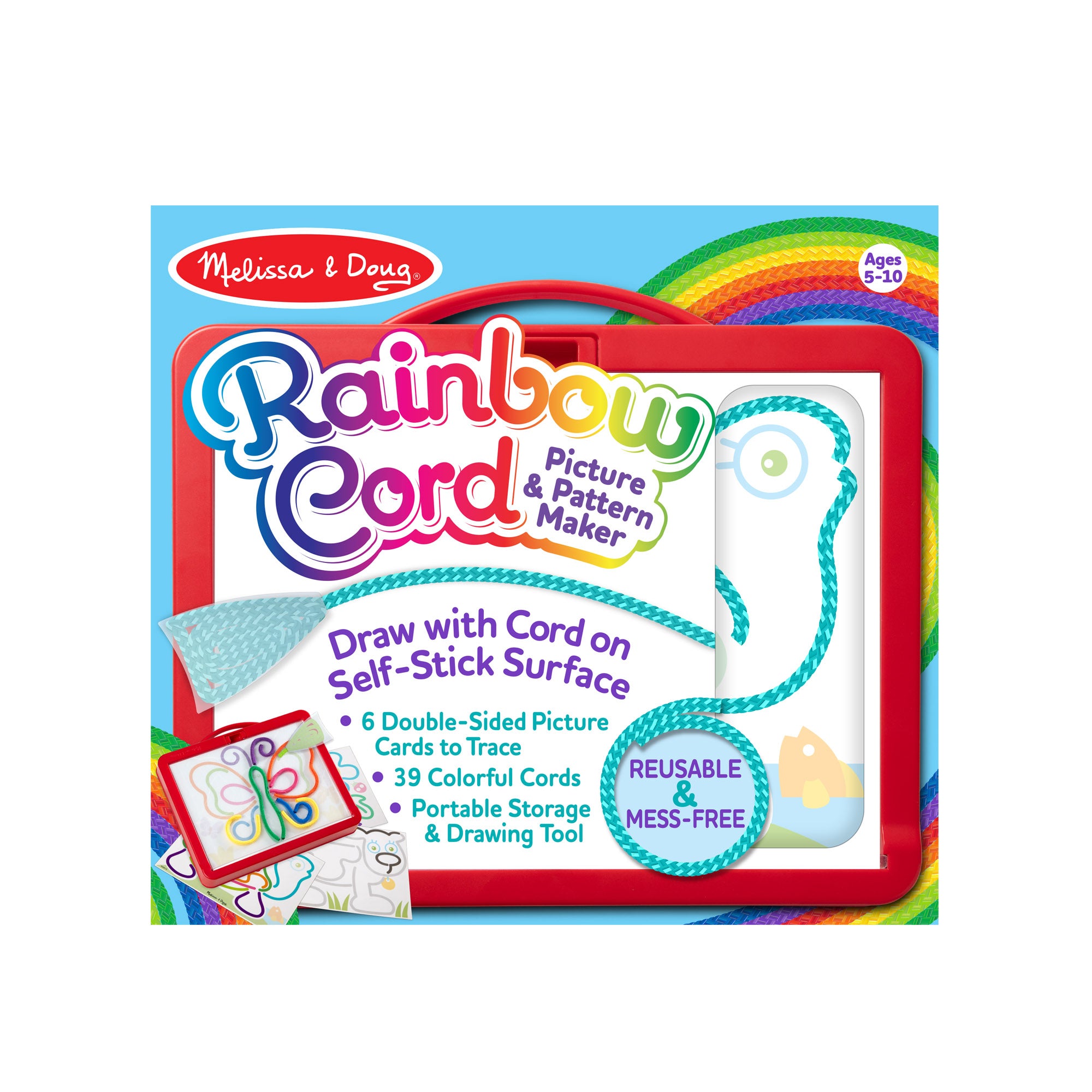Melissa & Doug Rainbow Cord Picture and Pattern Maker - Image 9
