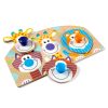 Melissa & Doug Safari Jumbo Peg Puzzle - 3 Pieces