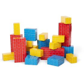 Melissa & Doug Deluxe Jumbo Cardboard Blocks - 40 Pieces