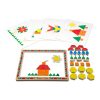 Melissa & Doug Wooden Magnetic Pattern Block Kit
