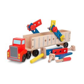 Melissa & Doug Wooden Big Rig Building Set