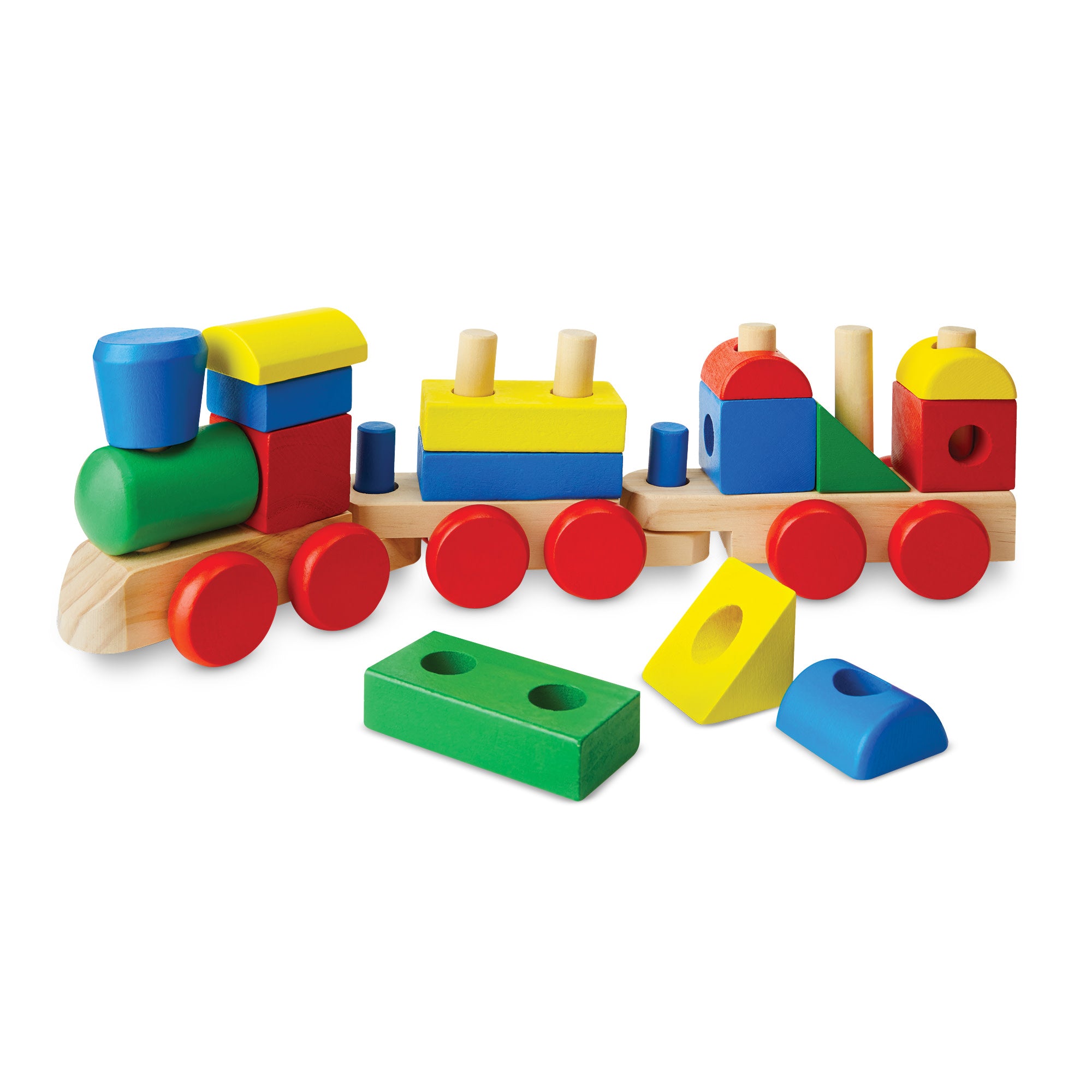 Melissa & Doug Stacking Train Toddler Toy - Image 10