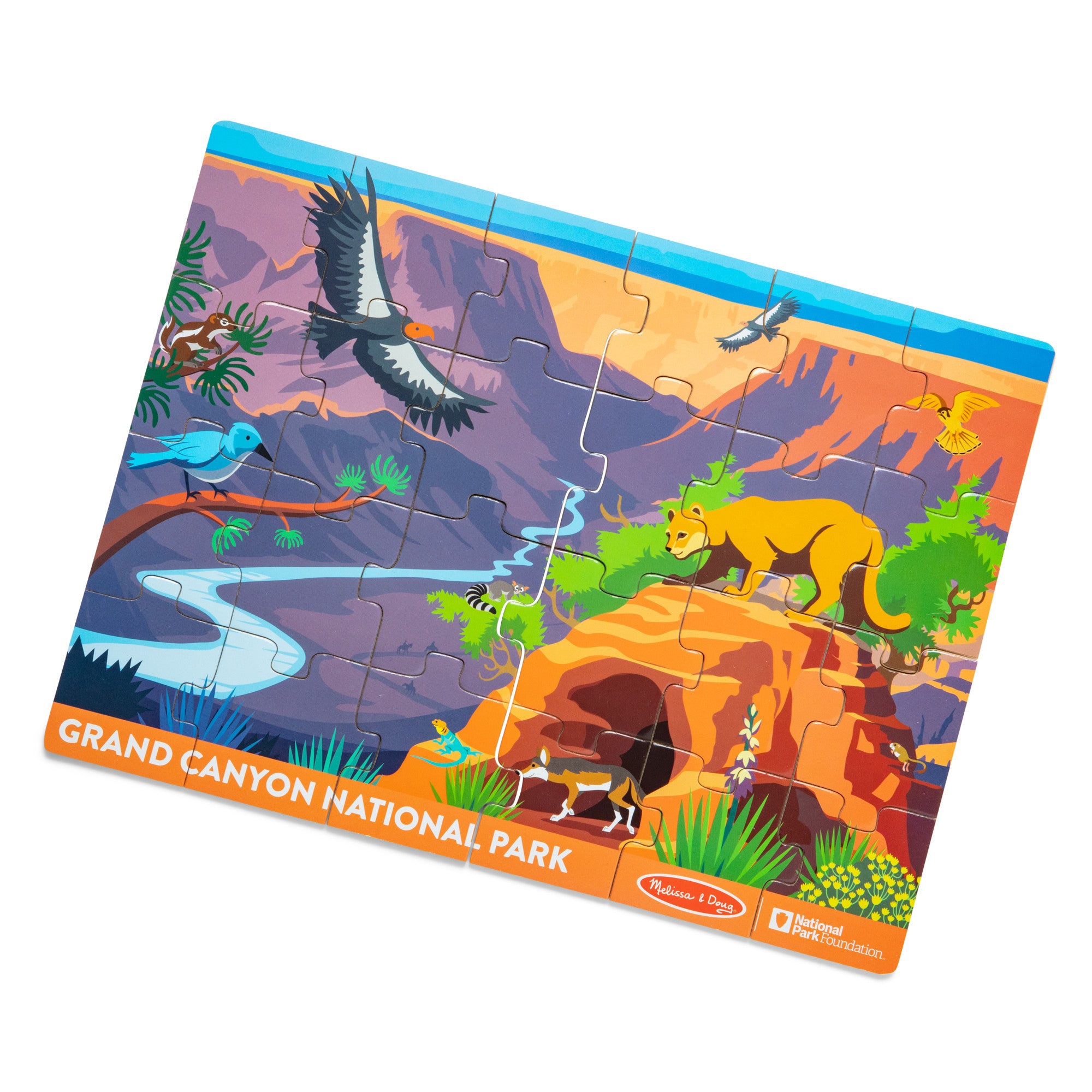 Melissa & Doug Grand Canyon National Park Wooden Jigsaw Puzzle ?C 24 Pieces