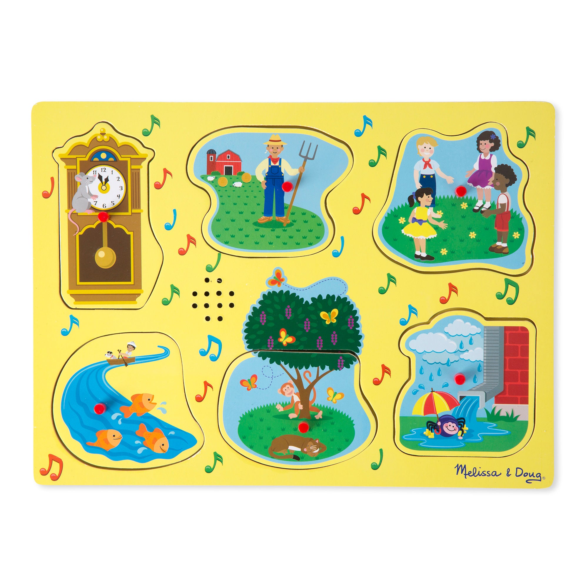Melissa & Doug Nursery Rhymes 1 Sound Puzzle - 6 PIeces - Image 10