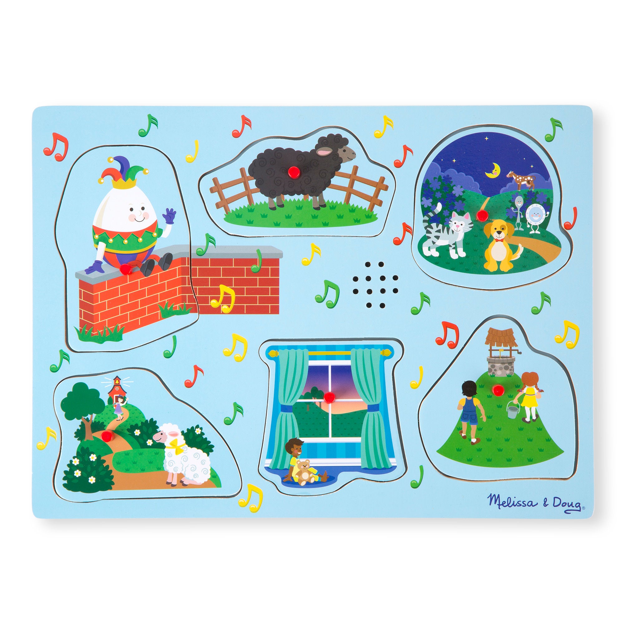 Melissa & Doug Nursery Rhymes 2 Sound Puzzle - 6 PIeces - Image 10