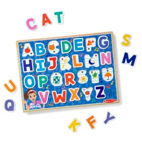 Melissa & Doug Ms. Rachel?  Wooden Phonics Alphabet Sound Puzzle - 26 Pieces