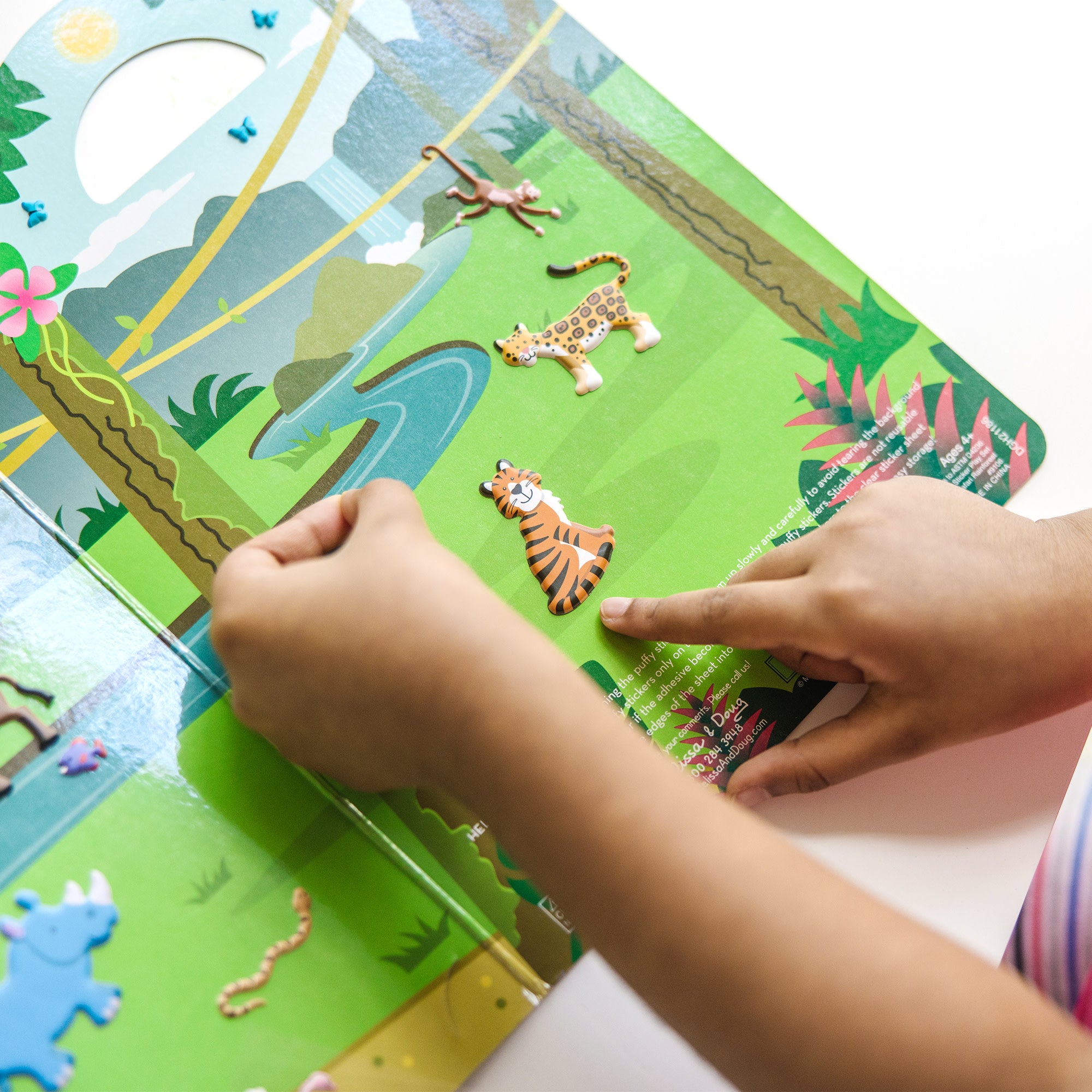Melissa & Doug Puffy Sticker Play Set - Safari - Image 5