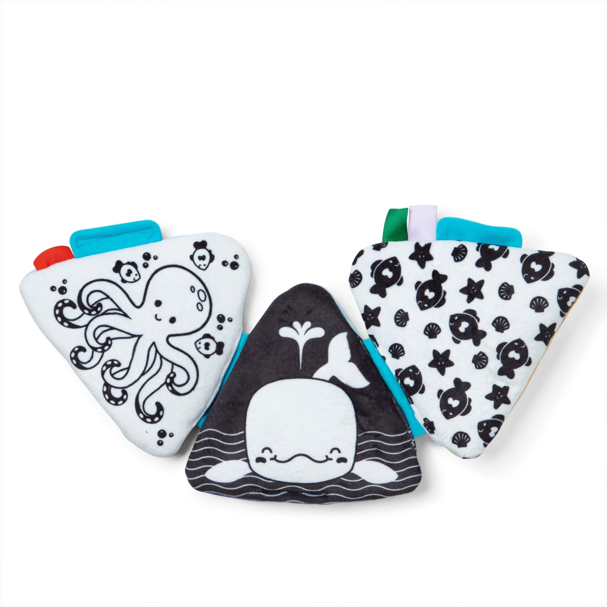 Melissa & Doug Ocean Tummy Time Triangle Baby Toy - Image 3