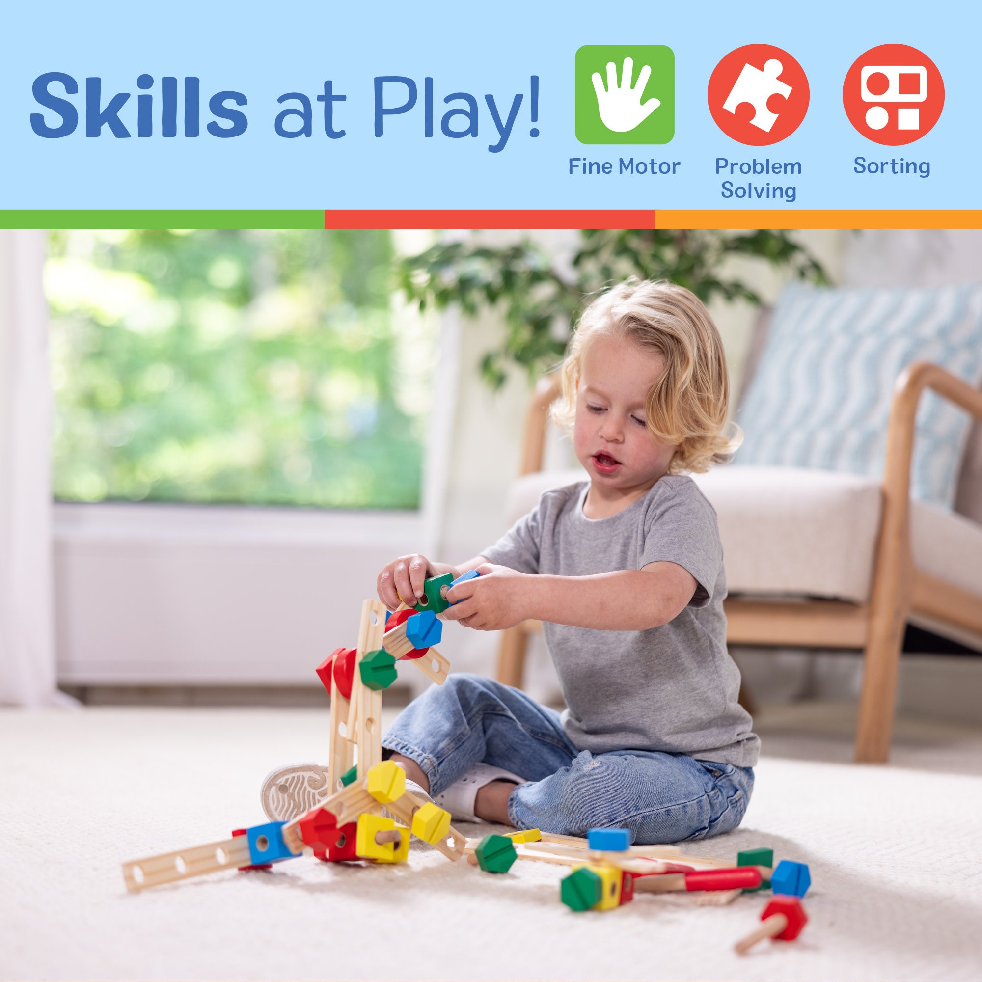 Melissa & Doug Construction Set in a Box - Image 5