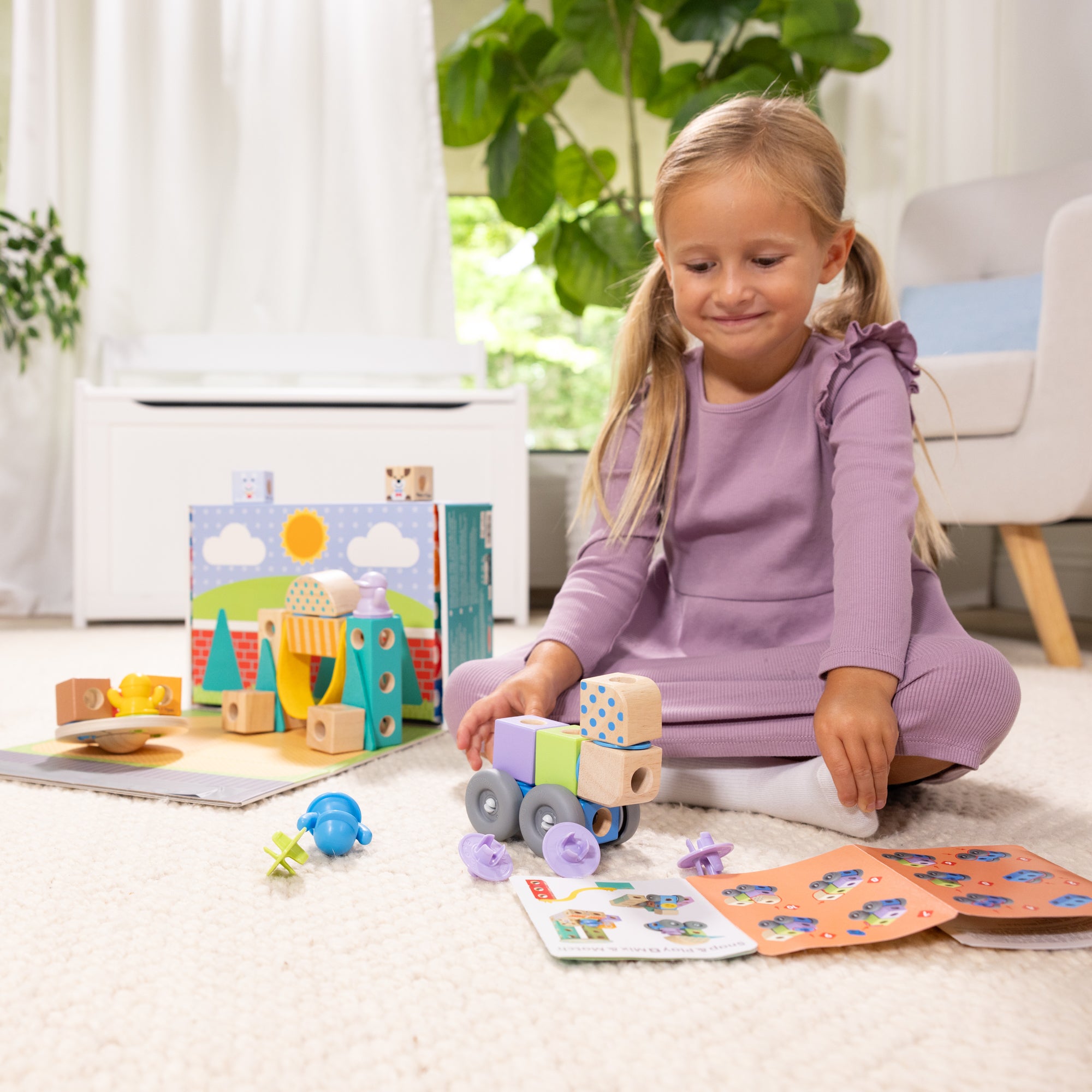 Melissa & Doug Blockables? Town Play Set - Image 2