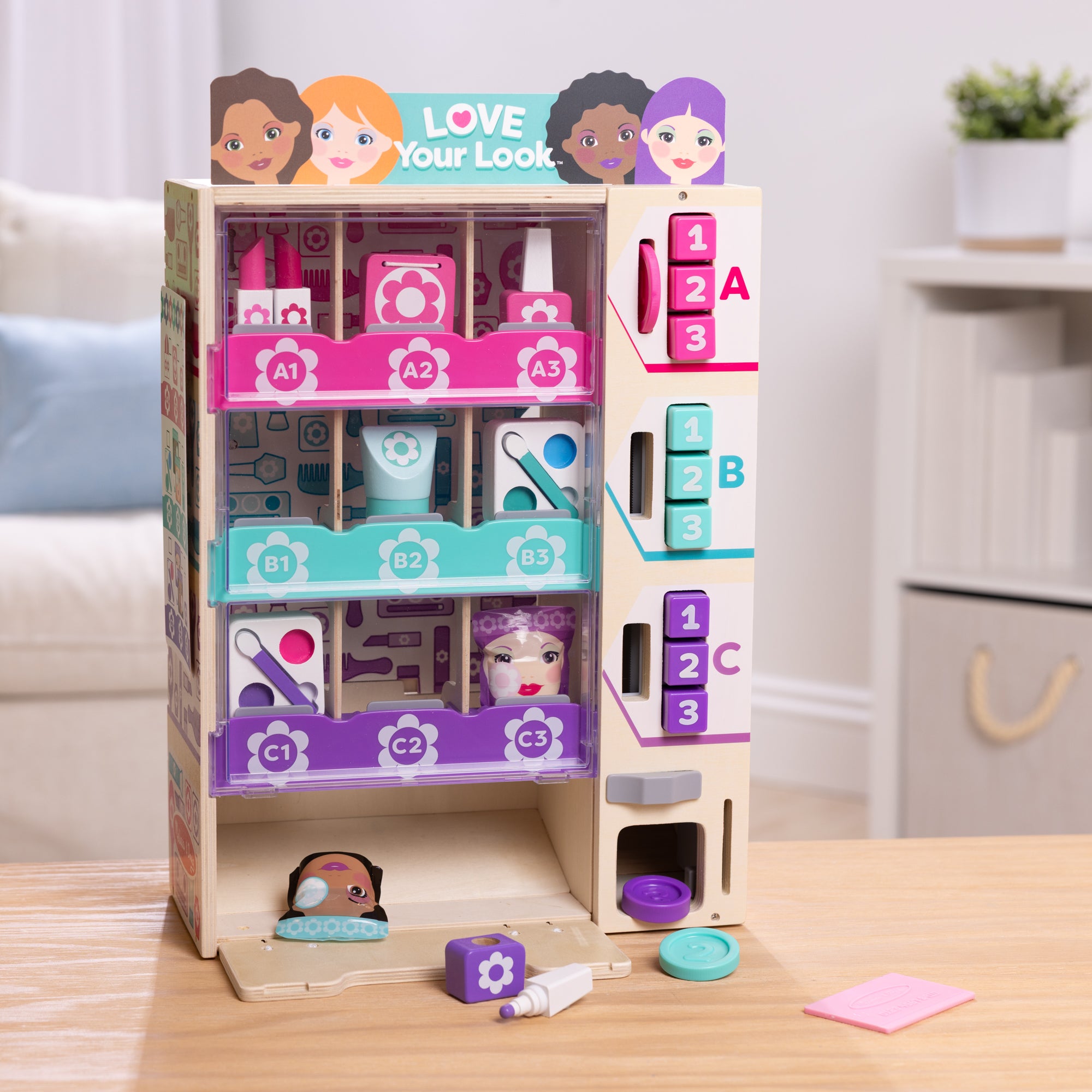 Melissa & Doug Sort, Stock, Select Beauty Kiosk Play Set - Image 9