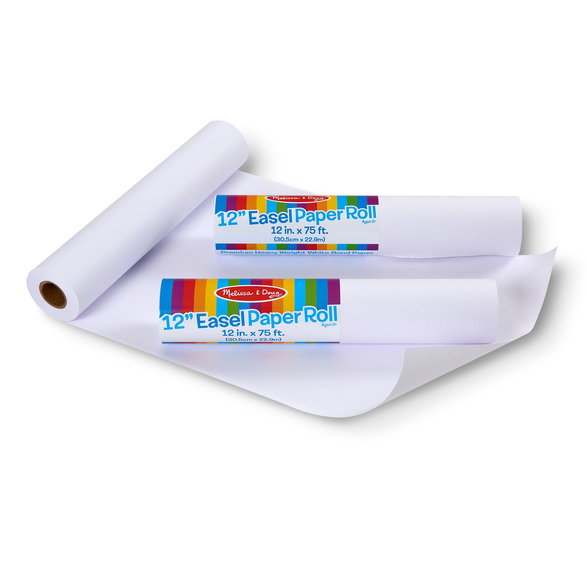 Melissa & Doug 12-Inch Easel Paper Roll 3-Pack - Image 4