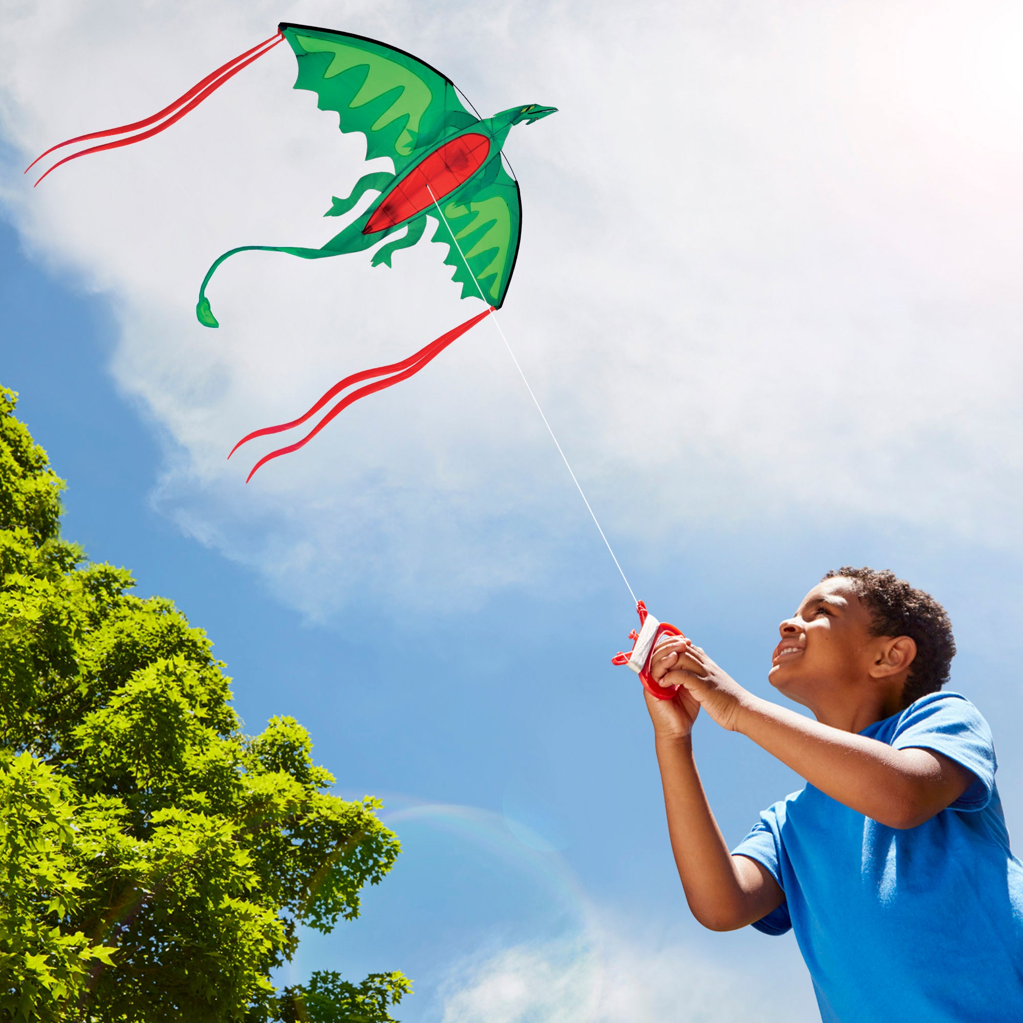 Melissa & Doug Winged Dragon Shaped Kite - Image 2