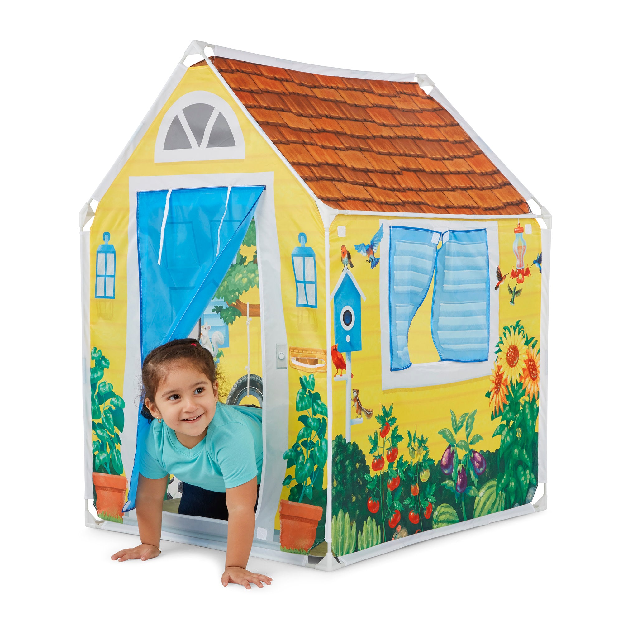 Melissa & Doug Cozy Cottage Play Tent - Image 8