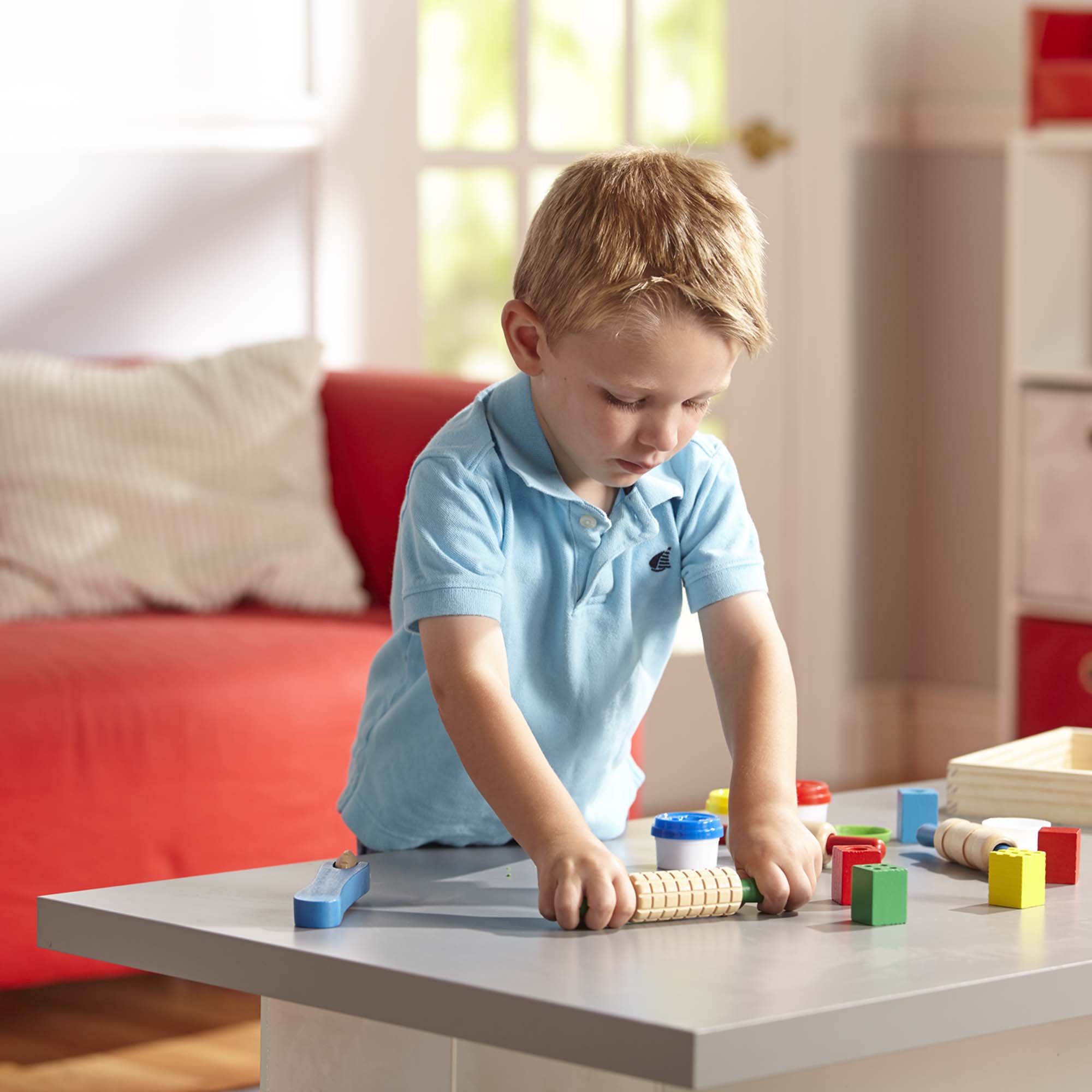 Melissa & Doug Clay Activity 2-Pack: Shape, Model & Mold; Cut, Sculpt & Stamp - Image 10