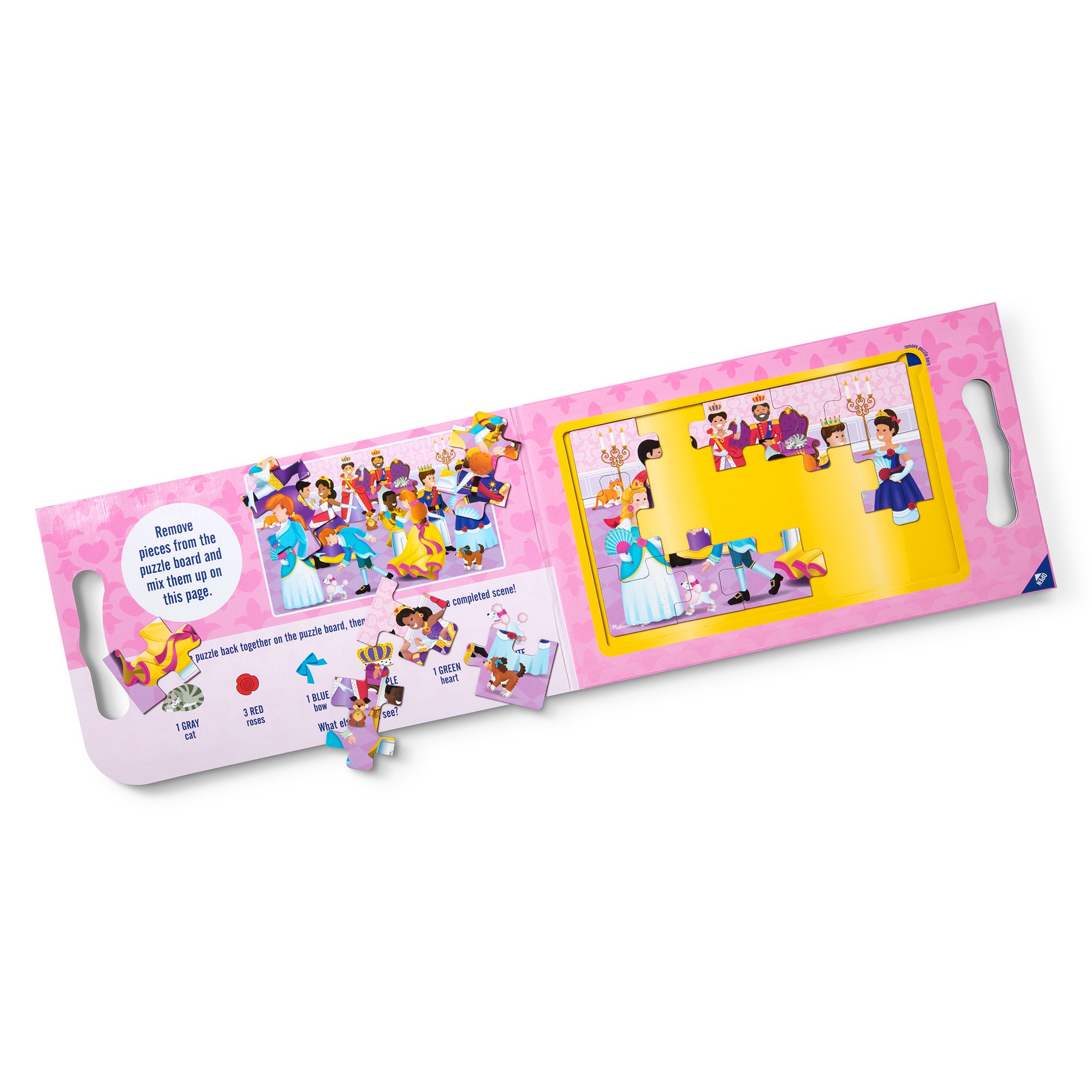 Melissa & Doug Take-Along Magnetic Jigsaw Puzzles ?C Princesses - Image 3
