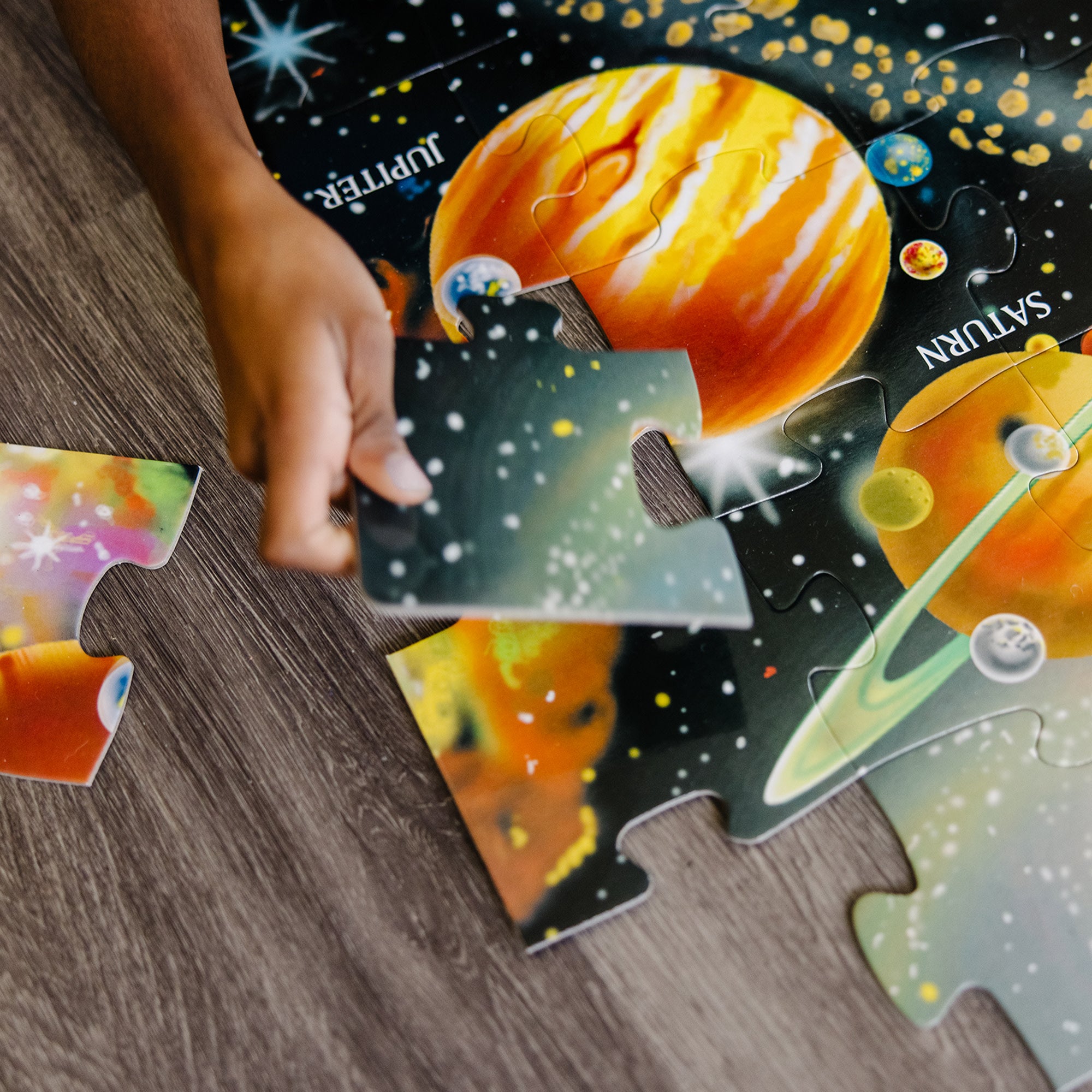 Melissa & Doug Solar System Floor Puzzle - 48 Pieces - Image 3