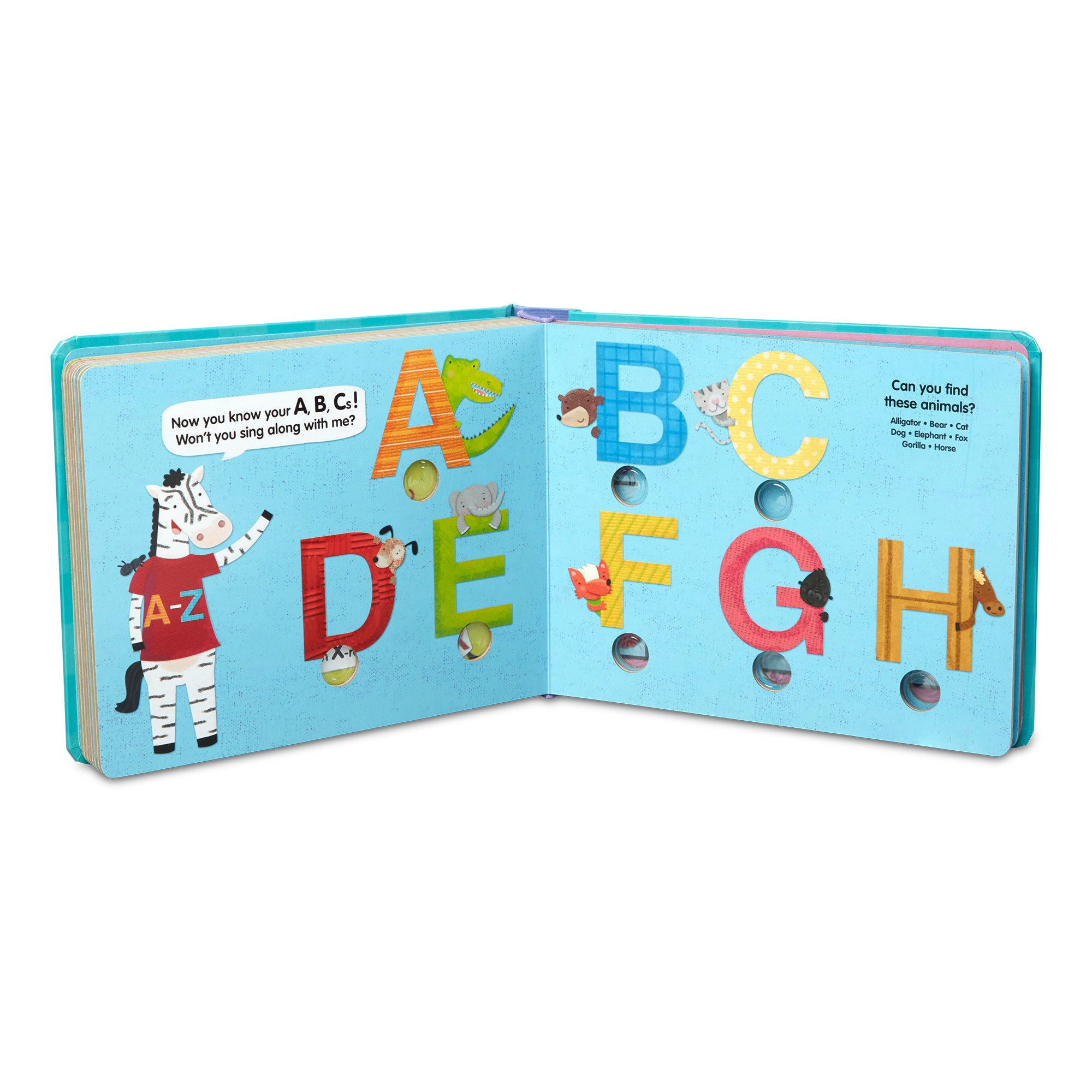 Melissa & Doug Poke-a-Dot: An Alphabet Eye Spy Board Book - Image 4
