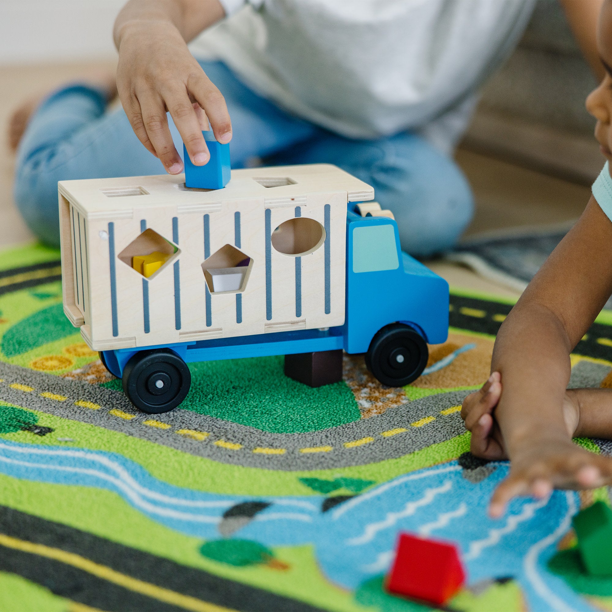 Melissa & Doug Shape-Sorting Dump Truck - Image 2