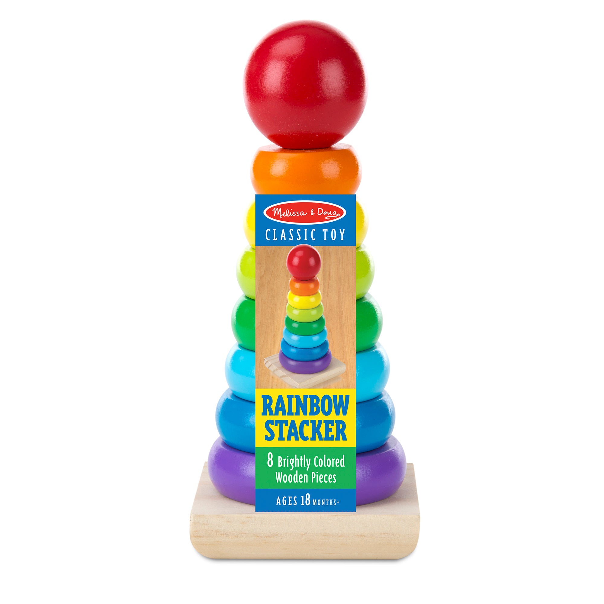 Melissa & Doug Rainbow Stacker - Image 3