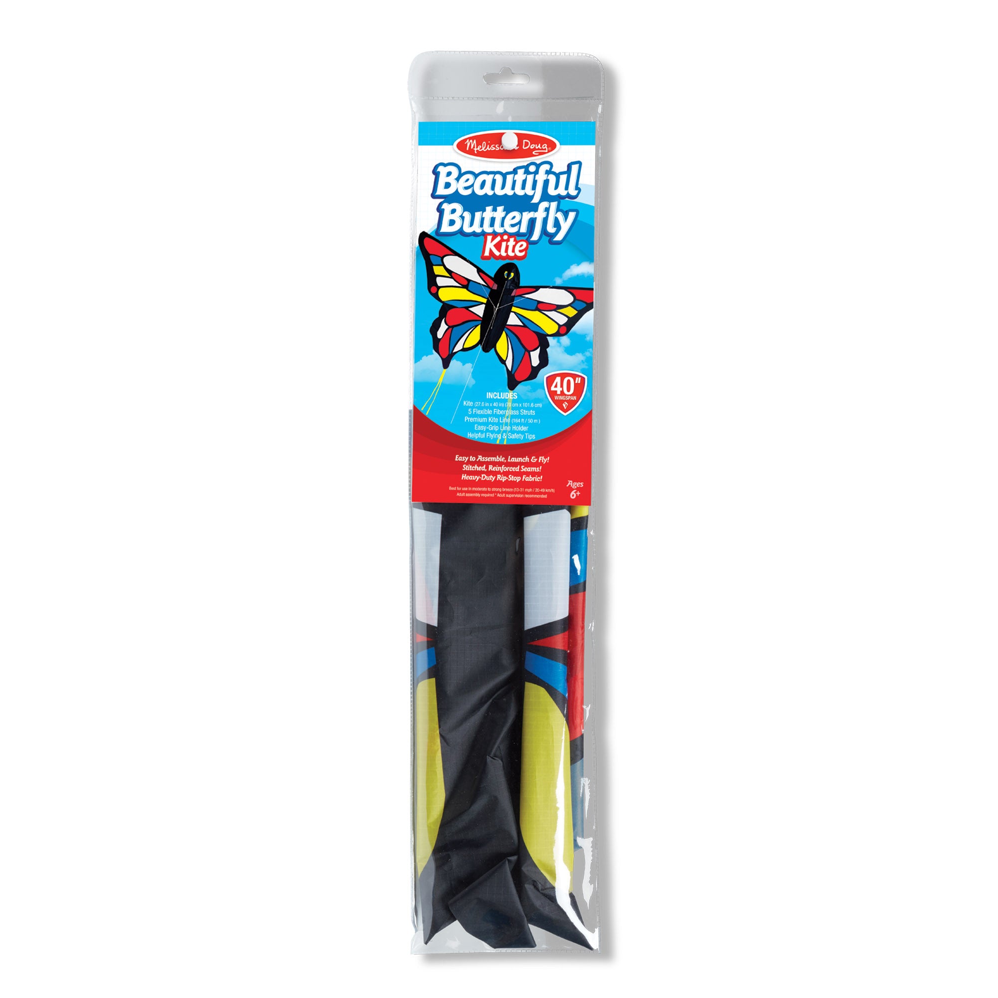 Melissa & Doug Beautiful Butterfly Kite - Image 3