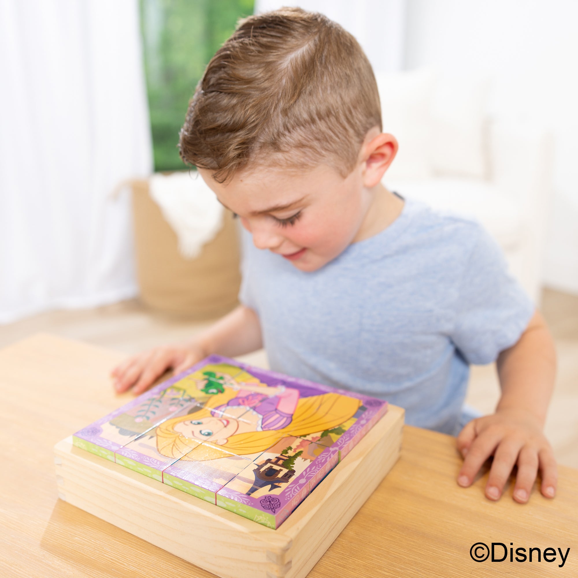Melissa & Doug Disney Princess Wooden Cube Puzzle - Image 8
